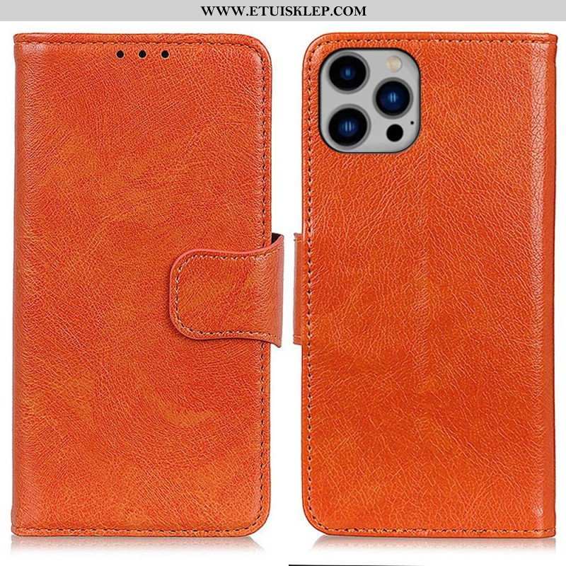 Etui Folio do iPhone 14 Plus Dwoina Skóry Nappa